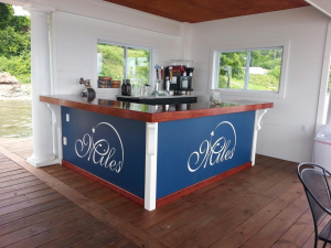 Lake Bar with Decals