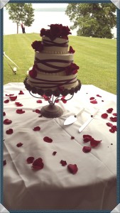 June 2015 wedding cake