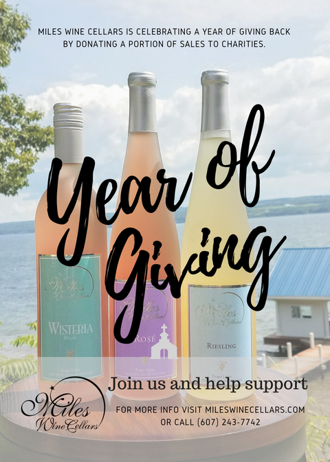 Miles Wine Cellars Announces “Year of Giving Back”